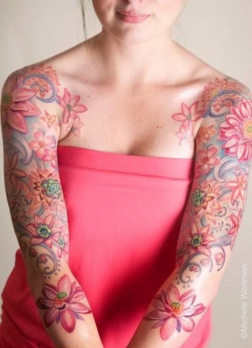 Flower Tattoo Sleeve