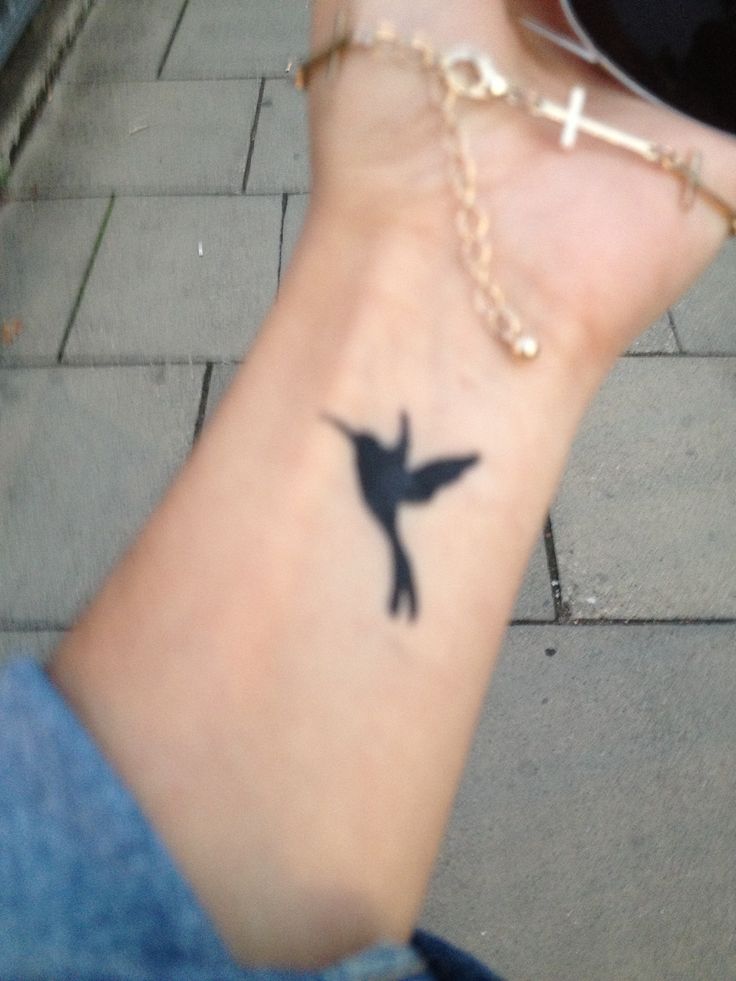 Hummingbird Tattoo On Wrist